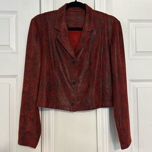 Snakeskin Blazer